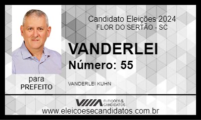 Candidato VANDERLEI 2024 - FLOR DO SERTÃO - Eleições