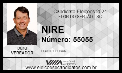 Candidato NIRE 2024 - FLOR DO SERTÃO - Eleições