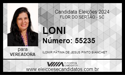 Candidato LONI 2024 - FLOR DO SERTÃO - Eleições