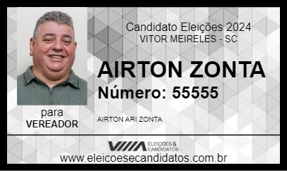 Candidato AIRTON ZONTA 2024 - VITOR MEIRELES - Eleições