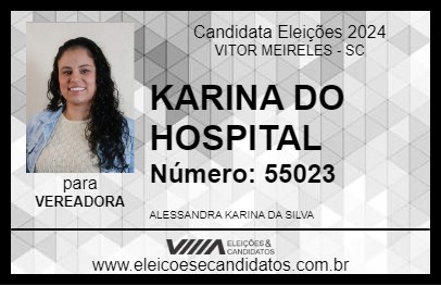 Candidato KARINA DO HOSPITAL 2024 - VITOR MEIRELES - Eleições