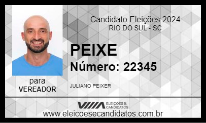 Candidato PEIXE 2024 - RIO DO SUL - Eleições