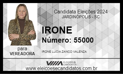 Candidato IRONE 2024 - JARDINÓPOLIS - Eleições