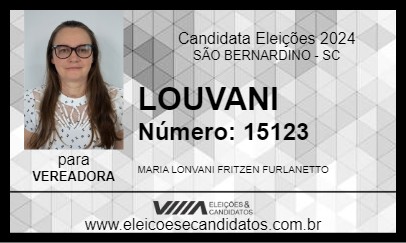 Candidato LOUVANI 2024 - SÃO BERNARDINO - Eleições