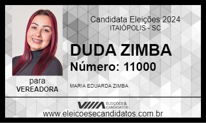 Candidato DUDA ZIMBA 2024 - ITAIÓPOLIS - Eleições