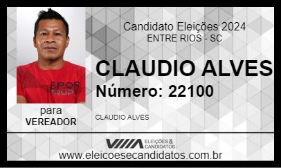 Candidato CLAUDIO ALVES 2024 - ENTRE RIOS - Eleições