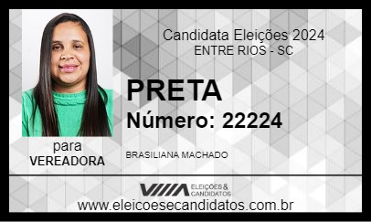 Candidato PRETA 2024 - ENTRE RIOS - Eleições