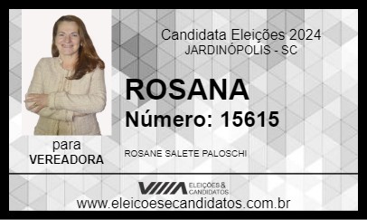 Candidato ROSANA 2024 - JARDINÓPOLIS - Eleições