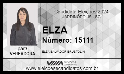 Candidato ELZA 2024 - JARDINÓPOLIS - Eleições