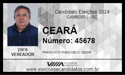 Candidato CEARÁ 2024 - CAMBORIÚ - Eleições