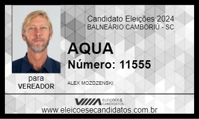 Candidato AQUA 2024 - BALNEÁRIO CAMBORIÚ - Eleições