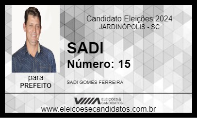 Candidato SADI 2024 - JARDINÓPOLIS - Eleições