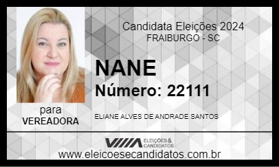 Candidato NANE 2024 - FRAIBURGO - Eleições