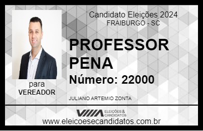 Candidato PROFESSOR PENA 2024 - FRAIBURGO - Eleições