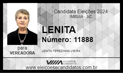 Candidato LENITA 2024 - IMBUIA - Eleições