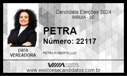 Candidato PETRA 2024 - IMBUIA - Eleições