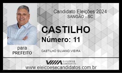 Candidato CASTILHO 2024 - SANGÃO - Eleições