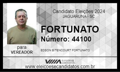 Candidato FORTUNATO 2024 - JAGUARUNA - Eleições