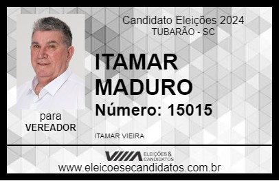 Candidato ITAMAR MADURO 2024 - TUBARÃO - Eleições