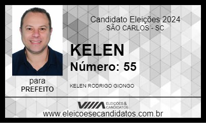 Candidato KELEN 2024 - SÃO CARLOS - Eleições