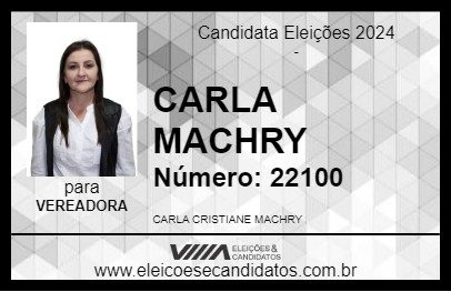 Candidato CARLA MACHRY 2024 - ITÁ - Eleições