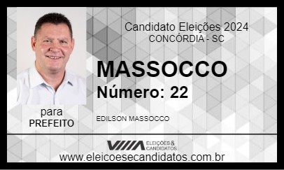 Candidato MASSOCCO 2024 - CONCÓRDIA - Eleições