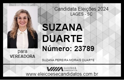 Candidato SUZANA DUARTE 2024 - LAGES - Eleições