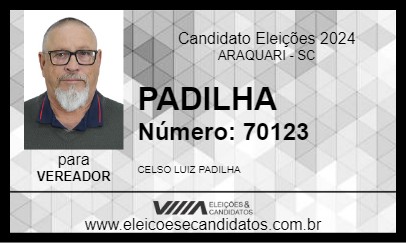 Candidato PADILHA 2024 - ARAQUARI - Eleições