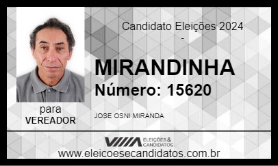 Candidato MIRANDINHA 2024 - TIMBÓ GRANDE - Eleições