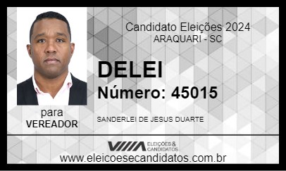 Candidato DELEI 2024 - ARAQUARI - Eleições