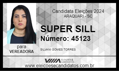 Candidato SUPER SILL 2024 - ARAQUARI - Eleições