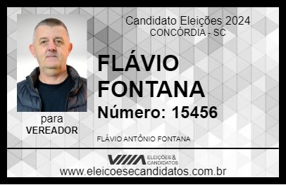 Candidato FLÁVIO FONTANA 2024 - CONCÓRDIA - Eleições