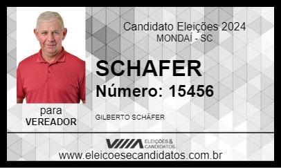 Candidato SCHAFER 2024 - MONDAÍ - Eleições