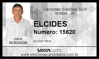 Candidato ELCIDES 2024 - MONDAÍ - Eleições