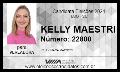 Candidato KELLY MAESTRI 2024 - TAIÓ - Eleições