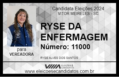 Candidato RYSE DA ENFERMAGEM 2024 - VITOR MEIRELES - Eleições