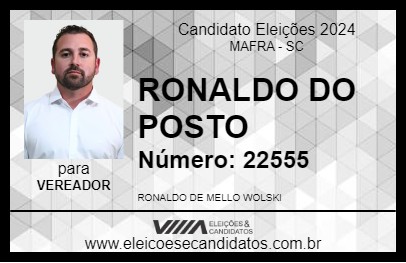 Candidato RONALDO DO POSTO 2024 - MAFRA - Eleições