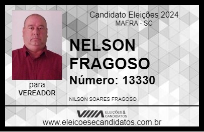 Candidato NELSON FRAGOSO 2024 - MAFRA - Eleições