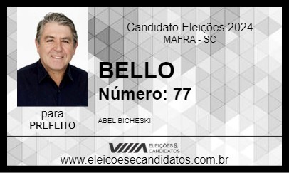 Candidato BELLO 2024 - MAFRA - Eleições