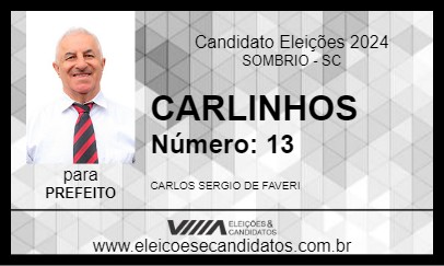 Candidato CARLINHOS 2024 - SOMBRIO - Eleições