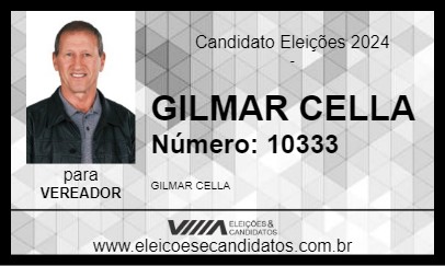 Candidato GILMAR CELLA 2024 - CHAPECÓ - Eleições