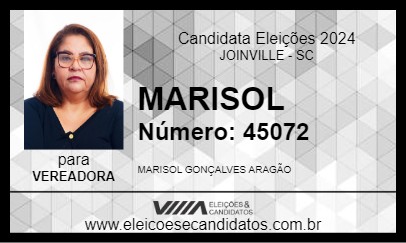 Candidato MARISOL 2024 - JOINVILLE - Eleições