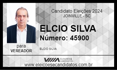 Candidato ELCIO SILVA 2024 - JOINVILLE - Eleições