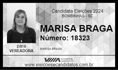 Candidato MARISA BRAGA 2024 - BOMBINHAS - Eleições