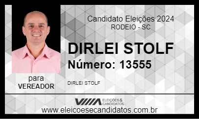 Candidato DIRLEI STOLF 2024 - RODEIO - Eleições