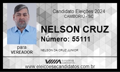 Candidato NELSON CRUZ 2024 - CAMBORIÚ - Eleições