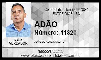 Candidato ADÃO 2024 - ENTRE RIOS - Eleições