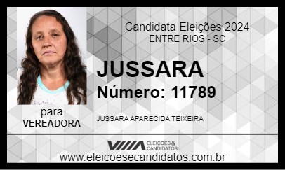 Candidato JUSSARA 2024 - ENTRE RIOS - Eleições