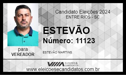 Candidato ESTEVÃO 2024 - ENTRE RIOS - Eleições