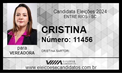 Candidato CRISTINA 2024 - ENTRE RIOS - Eleições